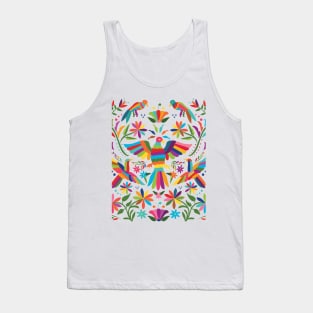 Mexican Otomí Design Tank Top